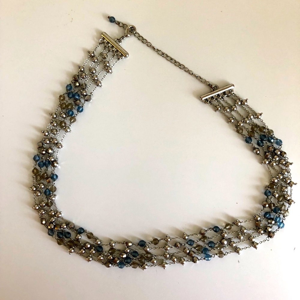 💗19” layered beaded necklace